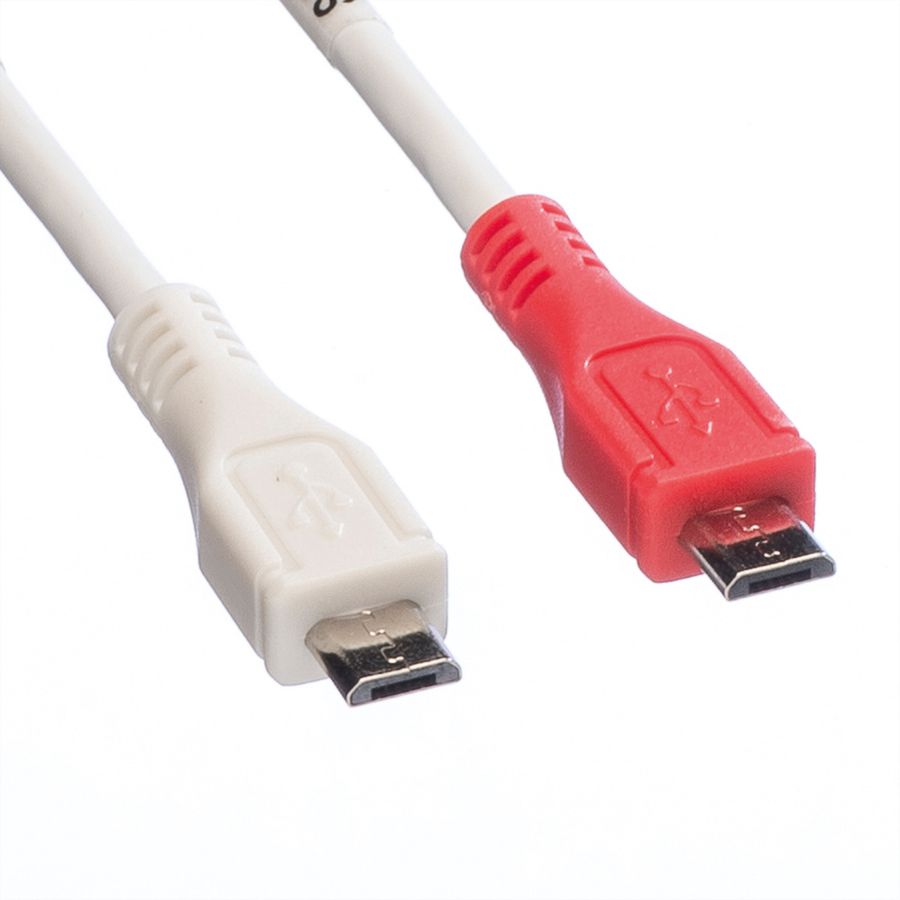 VALUE Câble chargeur USB 2.0, Micro B - Micro B, M/M, 0,3m