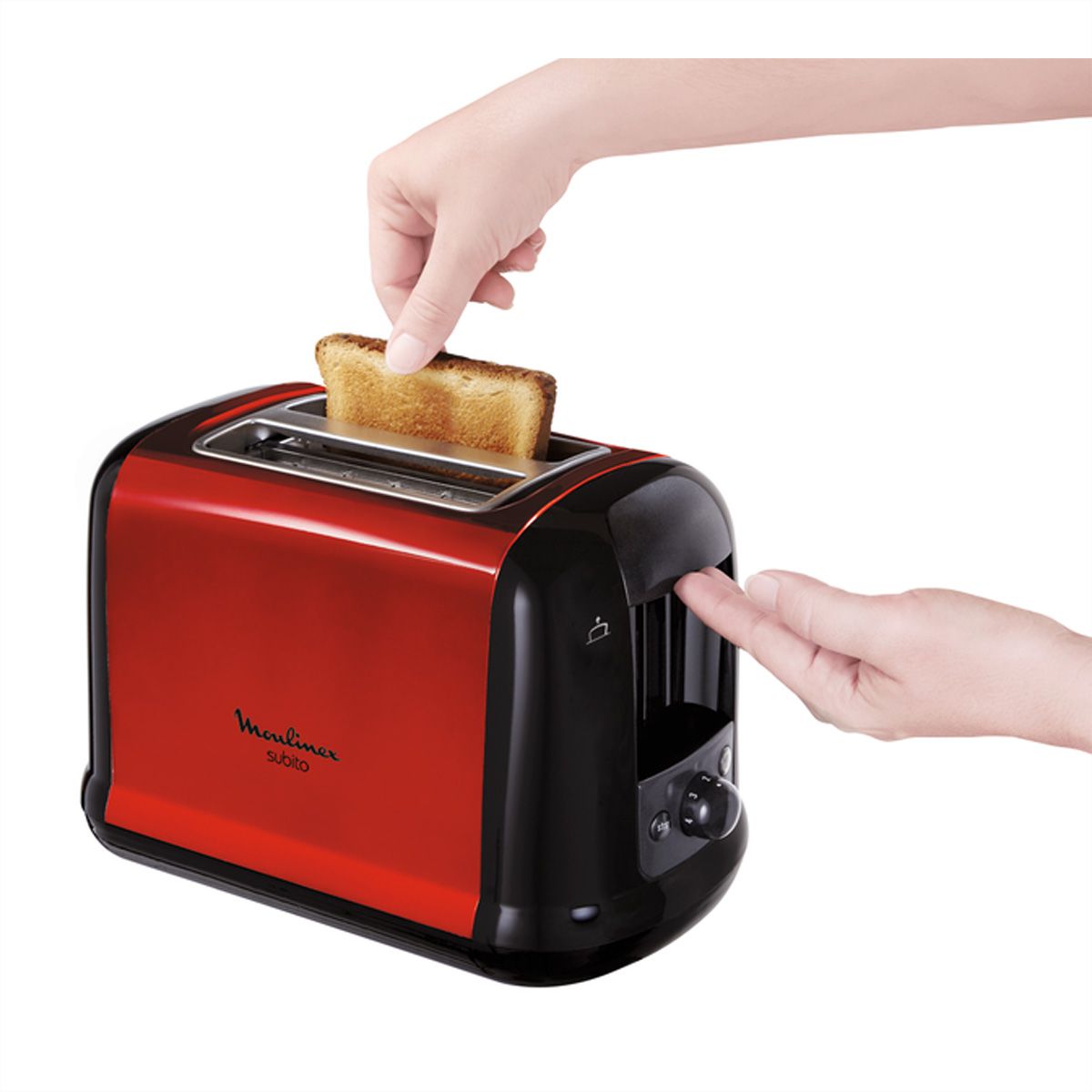 Grille-pain Moulinex Subito rouge