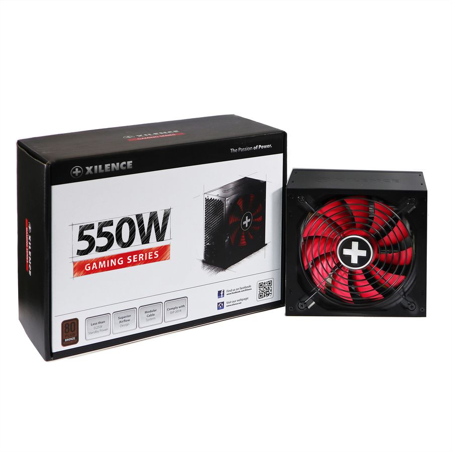 Xilence XP550R10 550W Alimentation PC, 80+ Bronze, Gaming, ATX