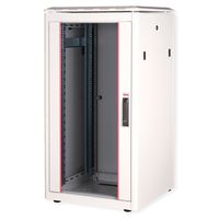 ROLINE 19" Baie réseau Pro 22U, 600x600 LxP Porte verre gris