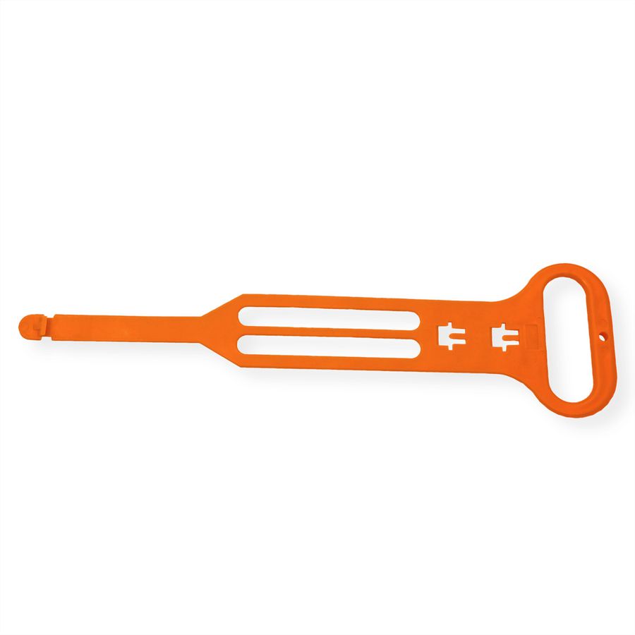 BACHMANN Aide au portage de câble, PVC, orange