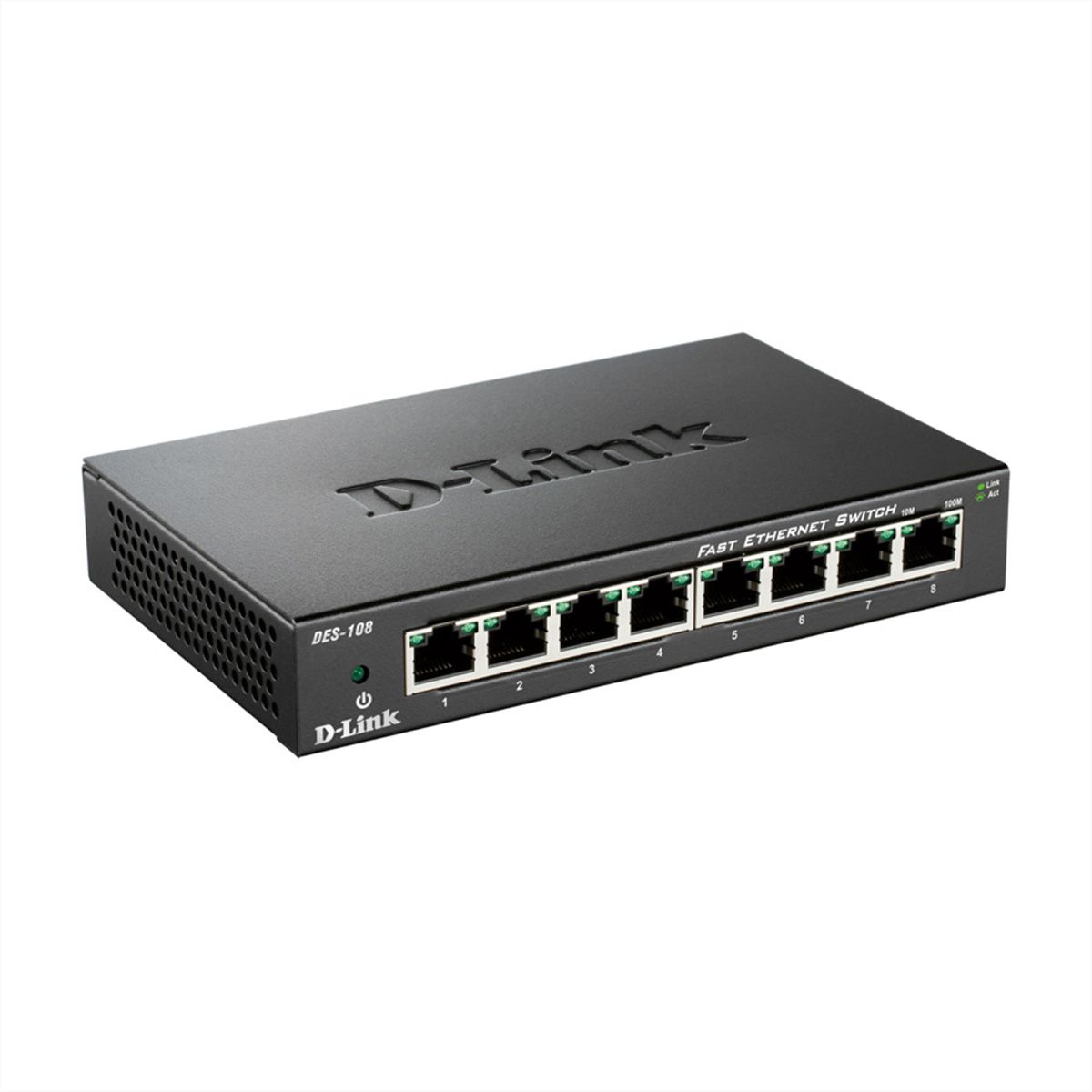 D-Link DES 108 - commutateur - 8 ports - Ordinateur de bureau