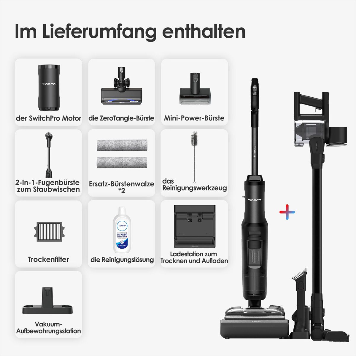 Tineco FLOOR ONE Switch S7 Extensible Premium, Aspirateur laveur