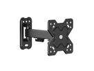 ROLINE Bras TV mural pivotant, 2 axes, 13-32 pouces, jusqu'à 20 kg