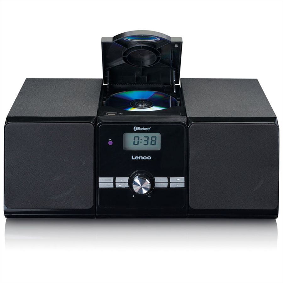 Lenco Chaîne Hi-Fi MC-030BK noir, CD, MP3, BT, USB, RC