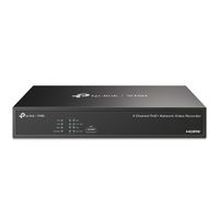 TP-Link NVR1004H-4P NVR Netzwerk-Videorekorder 4-CH, 4x PoE