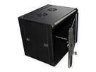 VALUE Armoire murale 9 UH (HxLxP) 500x570x450mm , noir