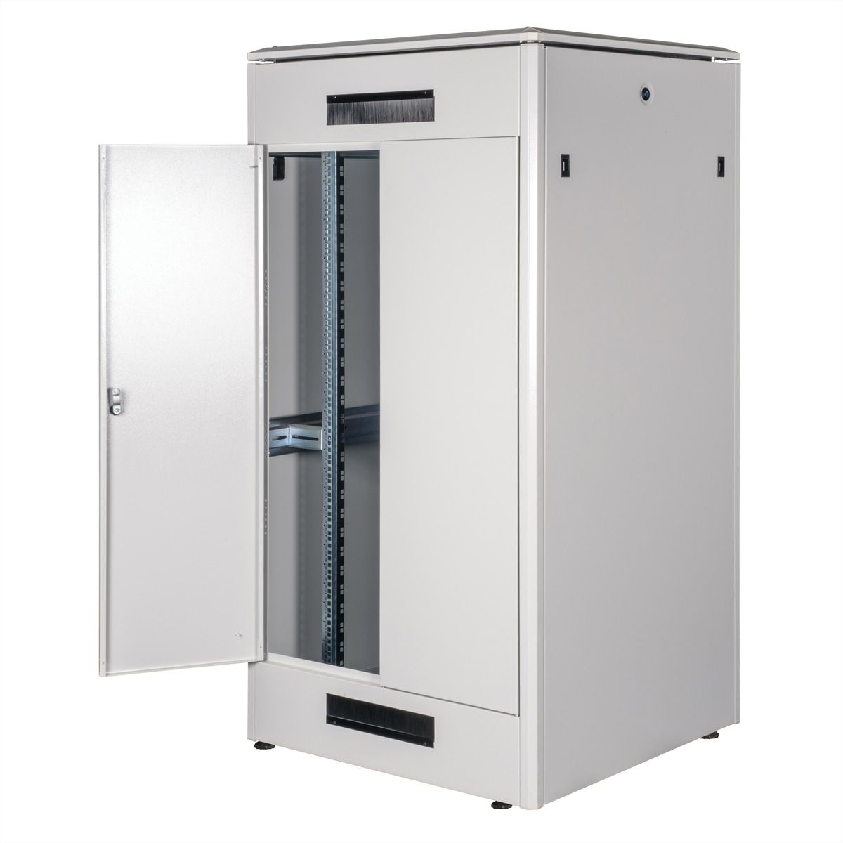 ROLINE 19-Zoll Netzwerkschrank Pro 32 HE, 800x800 BxT Glastür grau