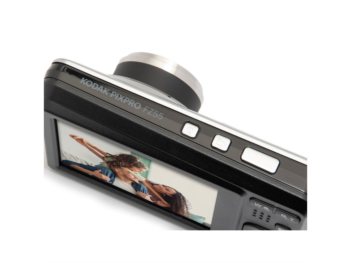 Appareil photo compact Kodak PixPro FZ55 argent, 16 MP, zoom 5x, Full HD