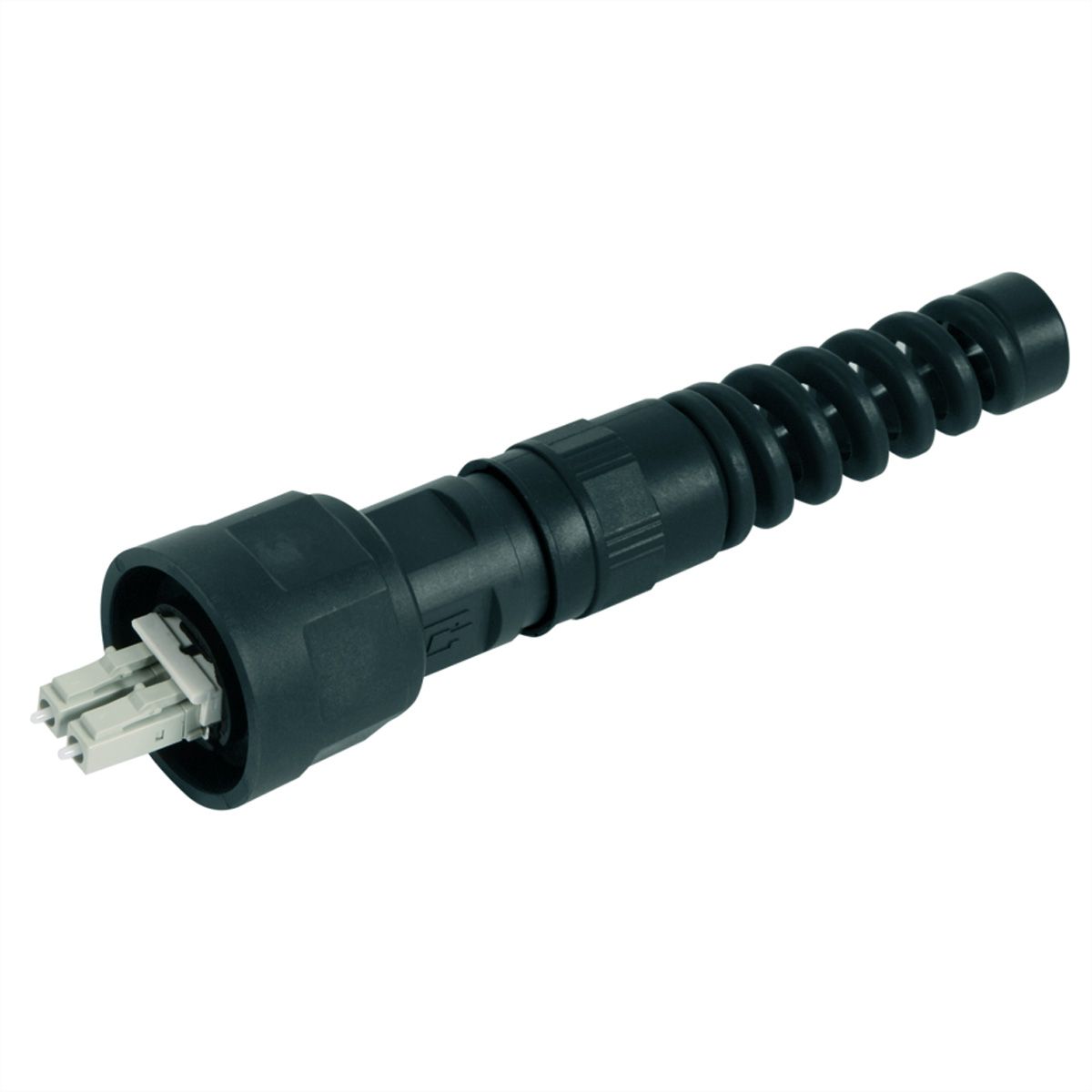 TELEGÄRTNER STX V1 LC-D Set connecteur, SM avec protection anti pliage