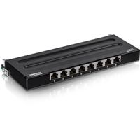 TRENDnet TC-P08C6AS Tableau de connexion renforcés à 8 ports Cat6A, avec fixation murale