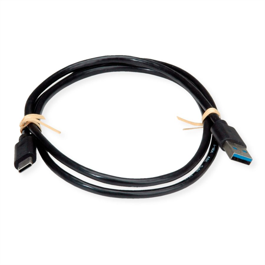 ROLINE RM Câble USB 3.2 Gen 2, A-C, M/M, noir, 2 m