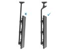 Hagor tube coudé CPS - pole 1750mm, for multiscreen installation, noir