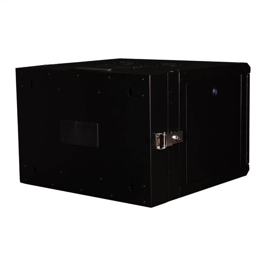 ROLINE 19" Boîtier mural Pro 7U, 600x600 LxP pivotant en 2 parties noir