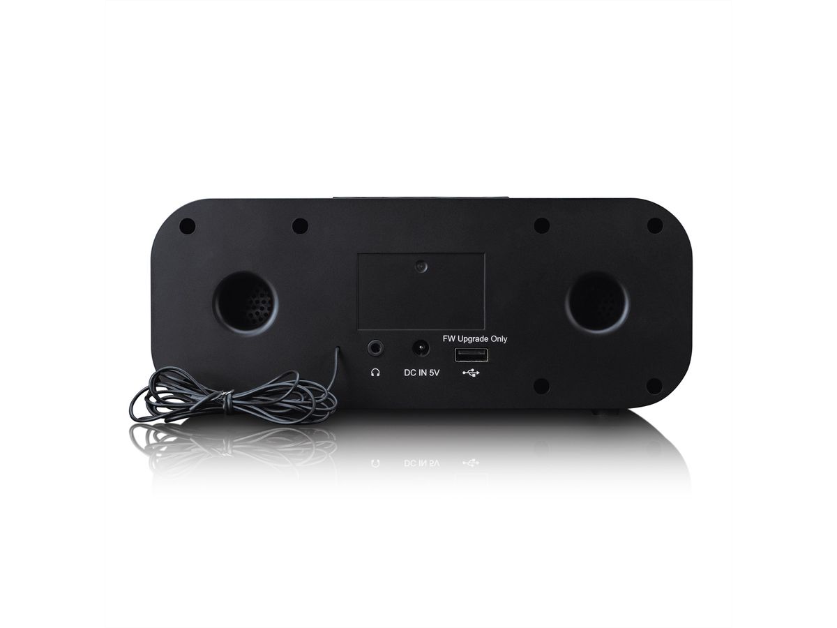 Lenco Internetradio DAB+ DIR-121BK, Color Display 2,4", WLAN