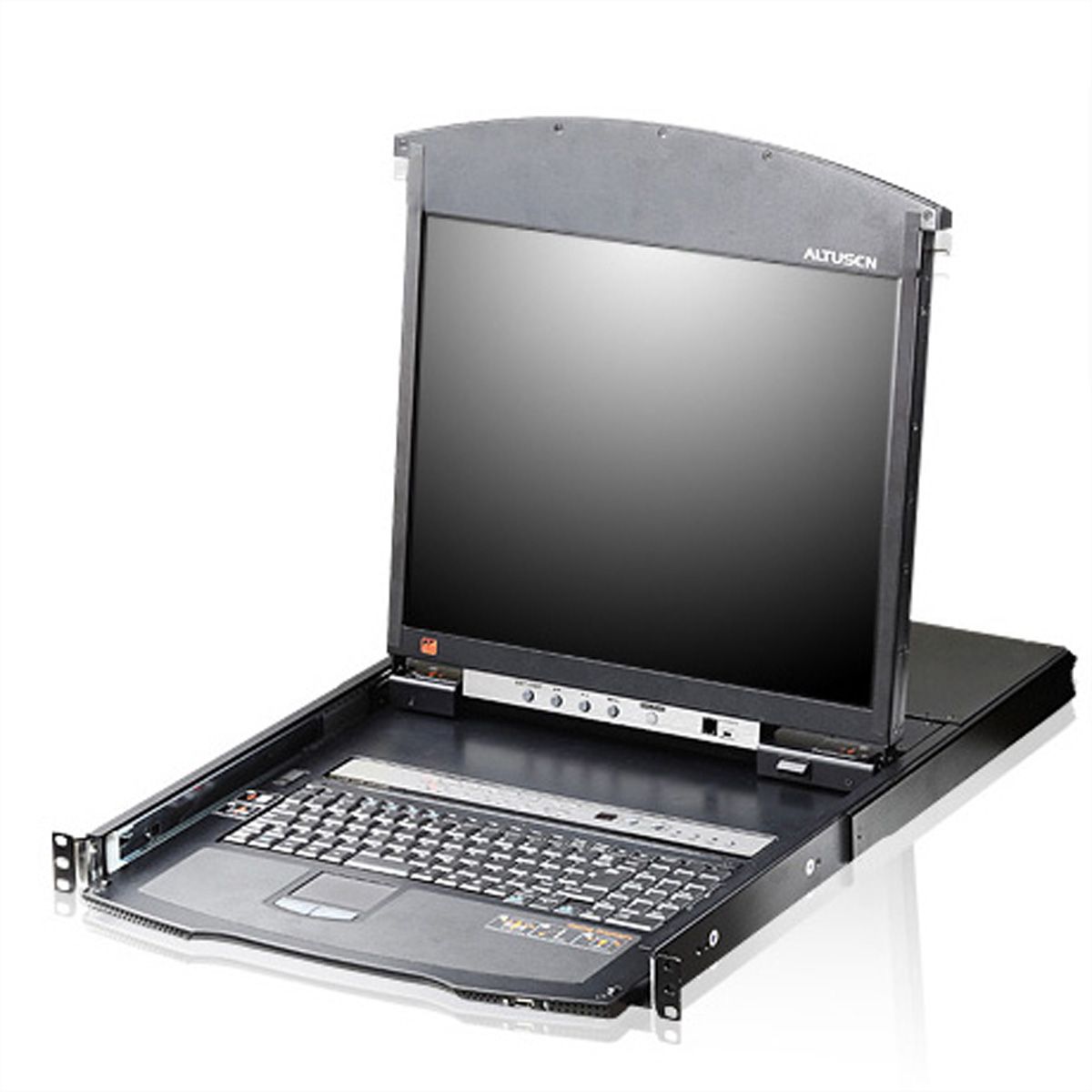 ATEN KL1516AiM Commutateur KVM LCD 43cm 16 ports Multi-Interface Cat 5 sur IP, FR-Layout