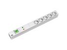 BACHMANN Bâti de prises 19" 5x avec GVS avec interrupteur