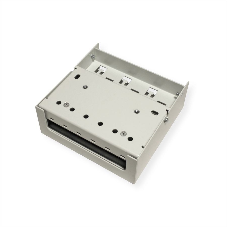 EasyLan panneau vide, pour 6x Keystone, RAL7035