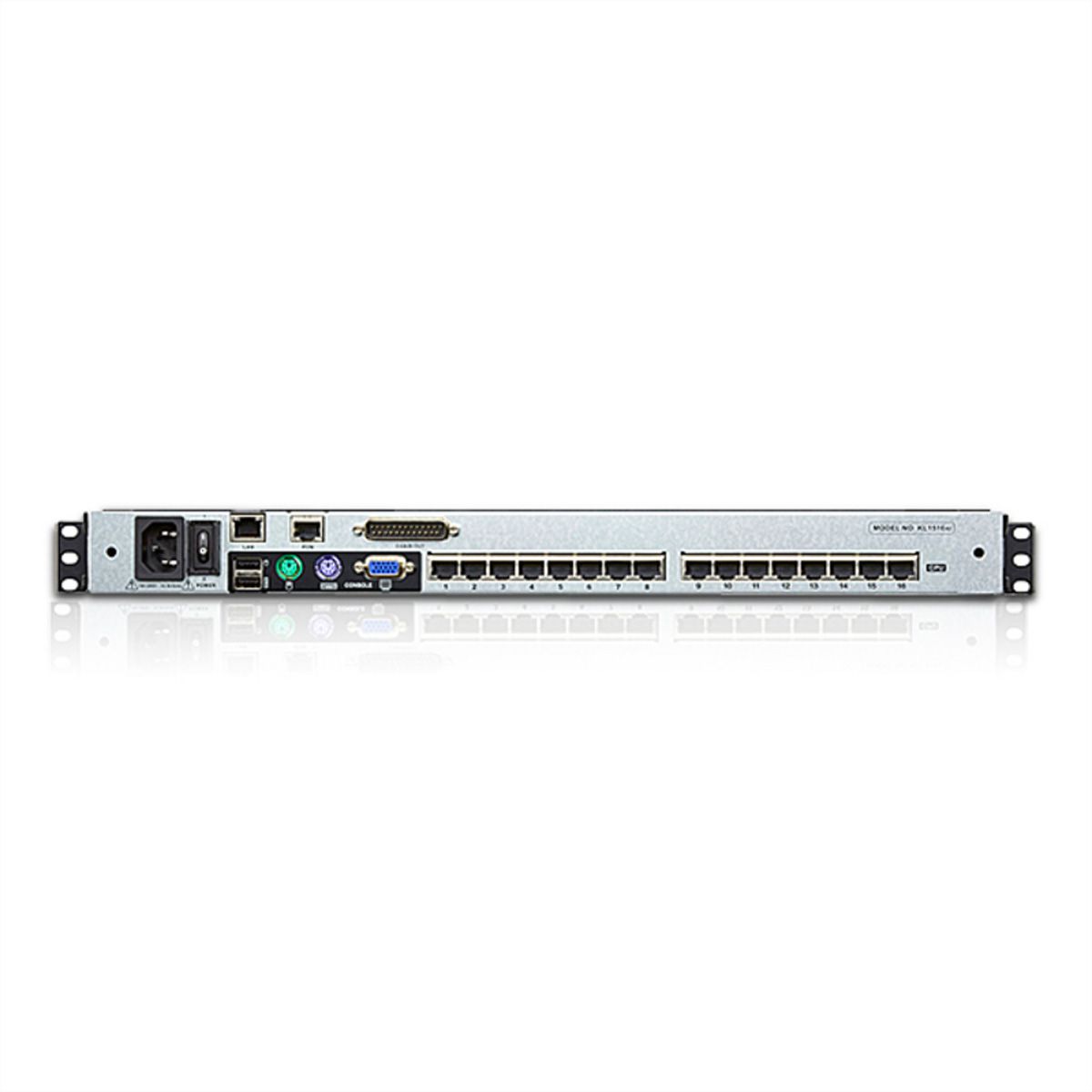 ATEN KL1516AiM Commutateur KVM LCD 43cm 16 ports Multi-Interface Cat 5 sur IP, FR-Layout
