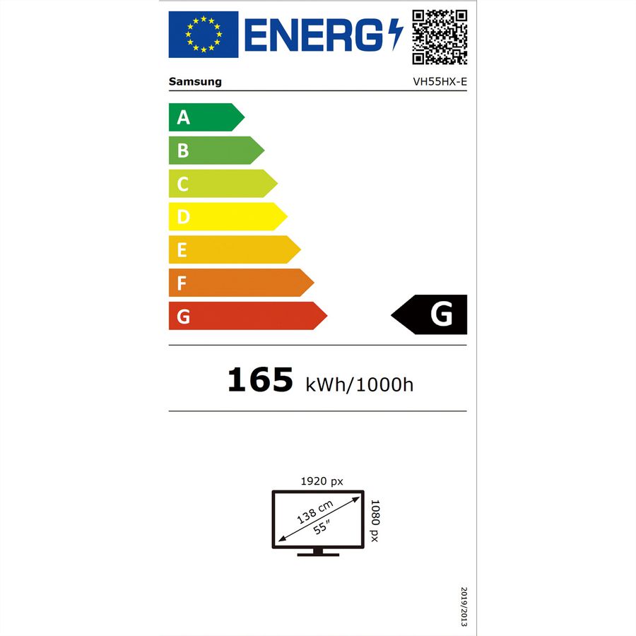 Samsung VideoWall Display 55" 1.7mm, 700nit, 1920 x 1080