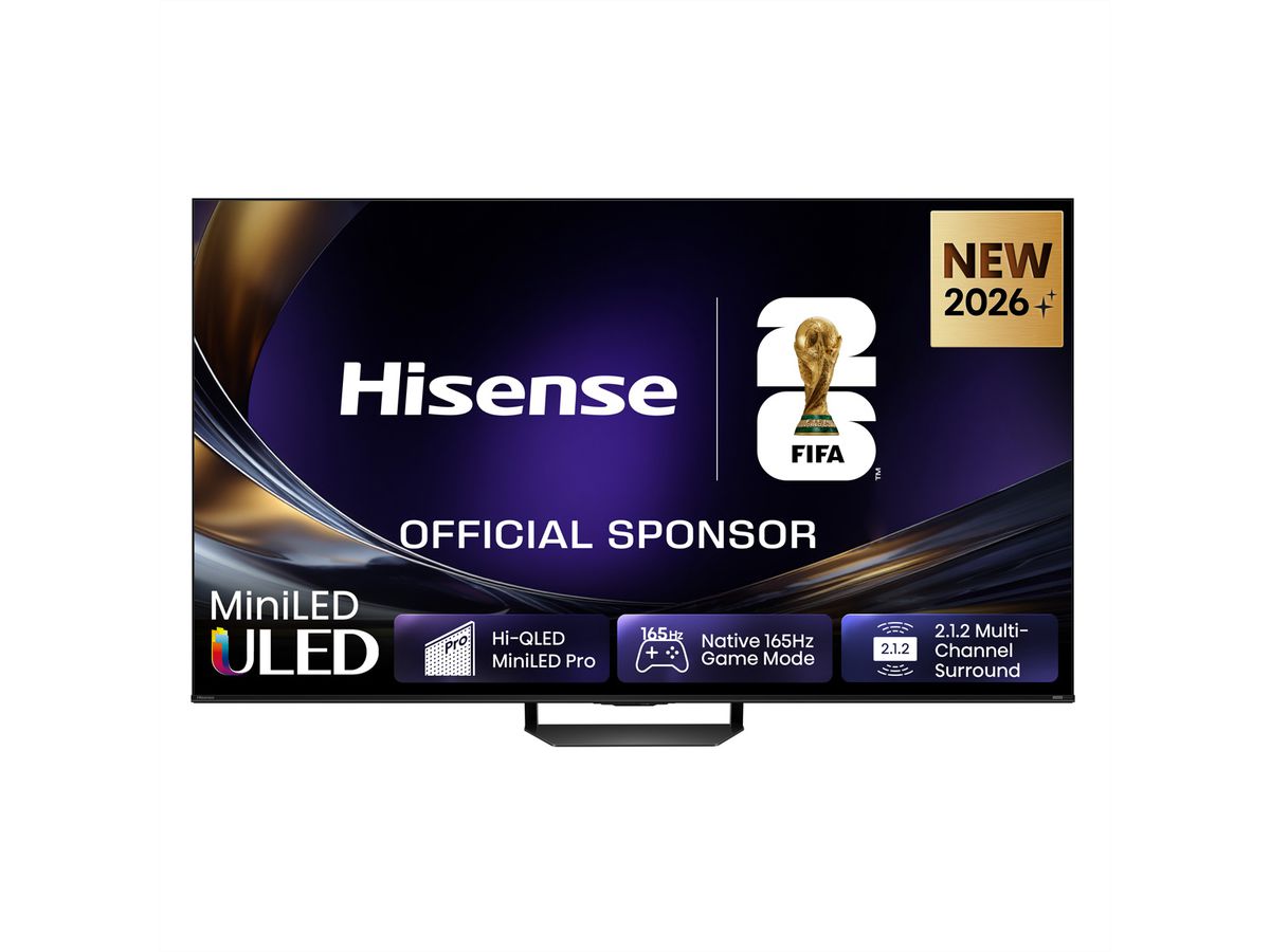 Hisense TV 85U7DS PRO 85", Mini-LED 4K, 165Hz, 3000 Nits