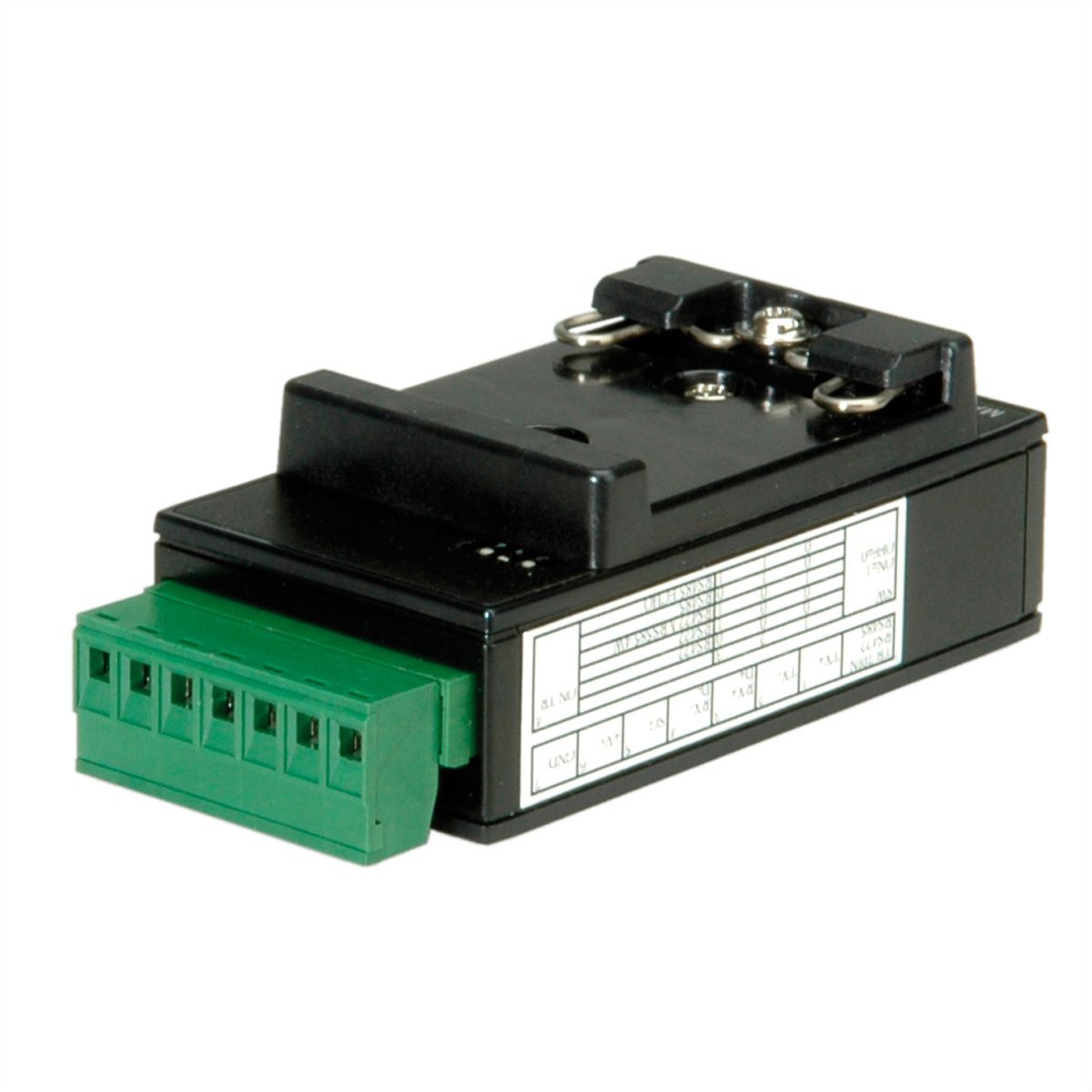 ROLINE Convertisseur RS232 vers RS422/485 pour rail DIN, auto-alimenté