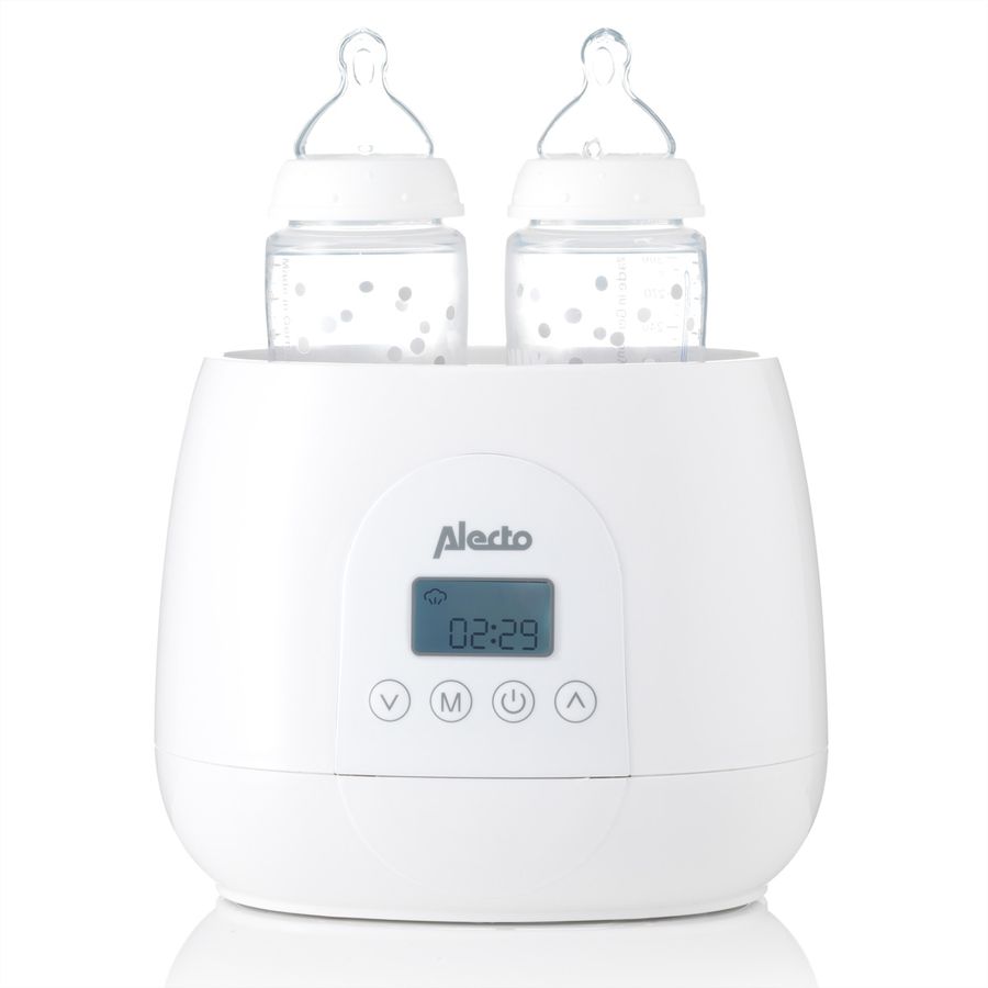Alecto Chauffe-biberon duo BW-700TWIN numérique, pour chauffer et appliquer