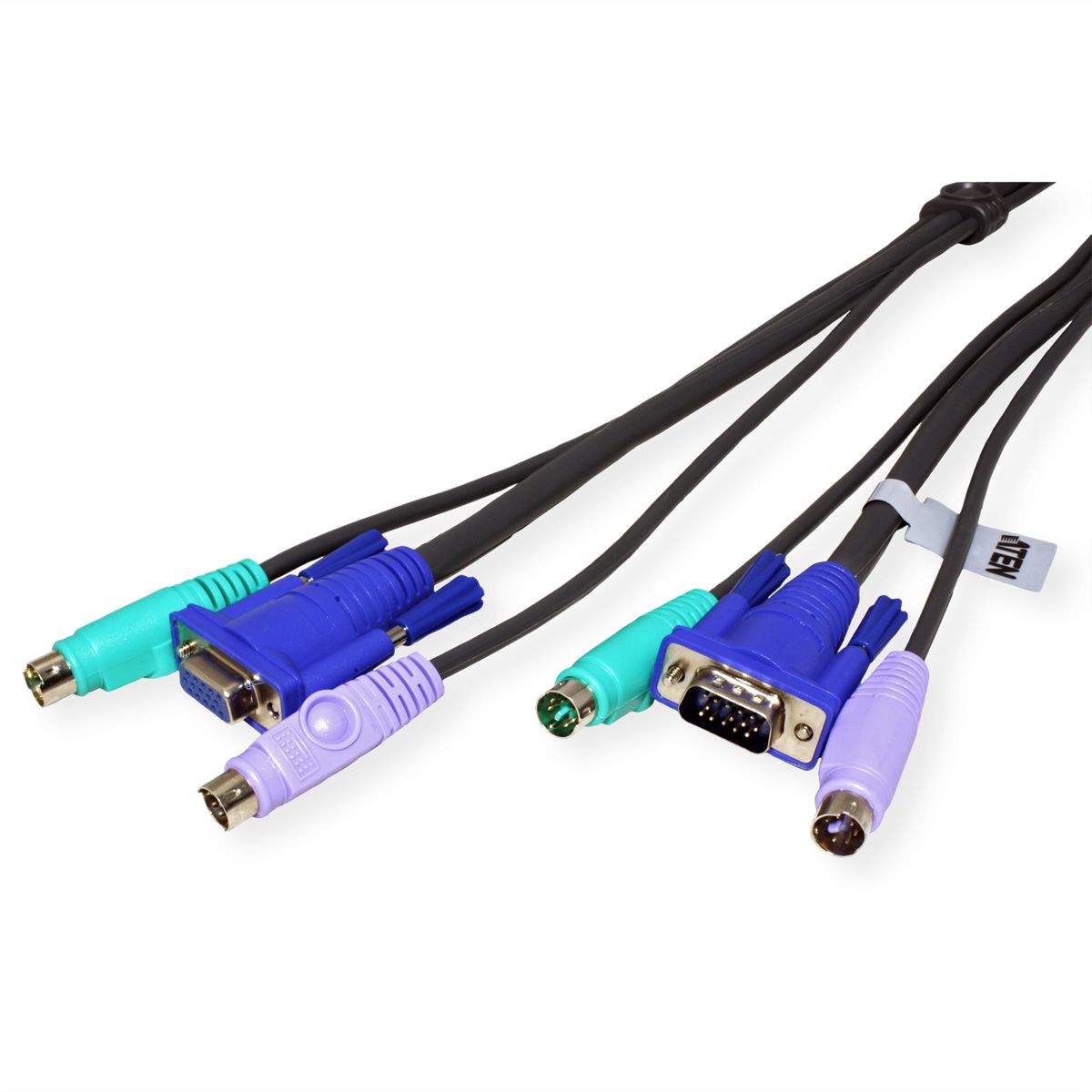 ATEN 2L-1010P/C Câble KVM standard PS/2, noir, 10 m