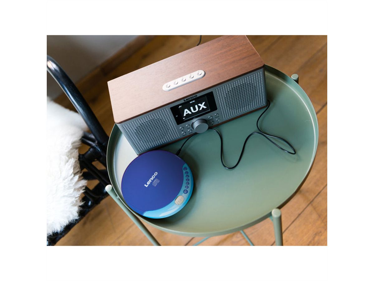 Lenco Lecteur CD portable CD-011BU bleu