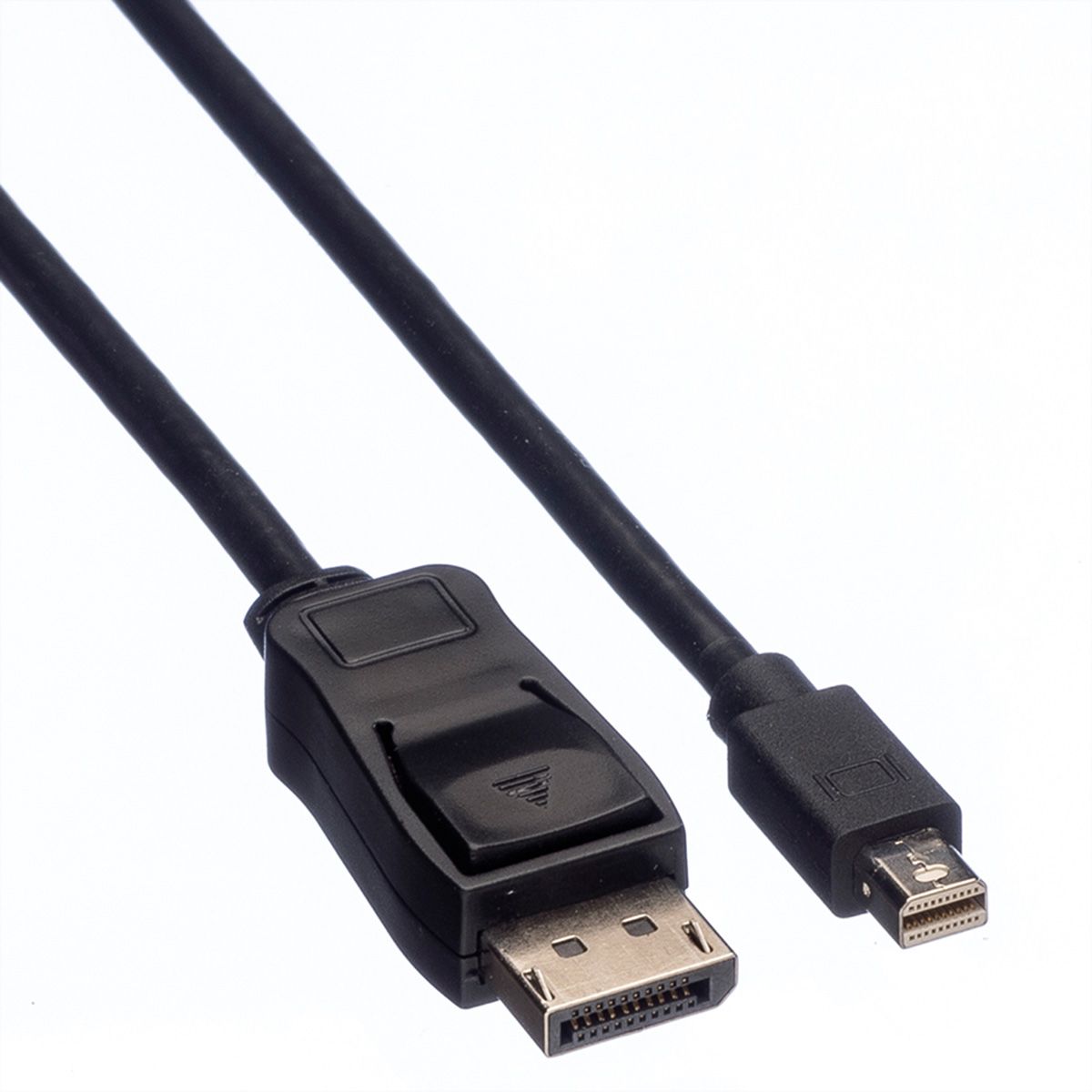 VALUE DisplayPort Kabel, DP ST - Mini DP ST, schwarz, 1 m