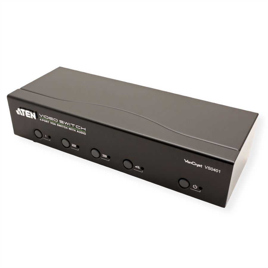 ATEN VS0401 VGA Switch 4 Ports, Audio, RS232