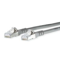 METZ CONNECT Patchkabel Cat.6A AWG 26, LSOH, grau, 15 m