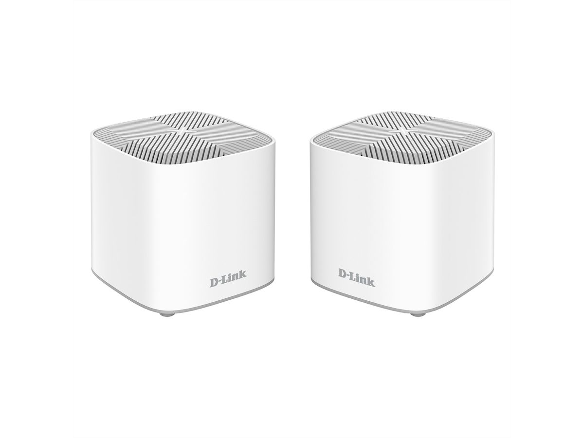 D-Link COVR‑X1862 AX1800 Dual Band Whole Home Mesh Wi‑Fi 6 System, 2er Set