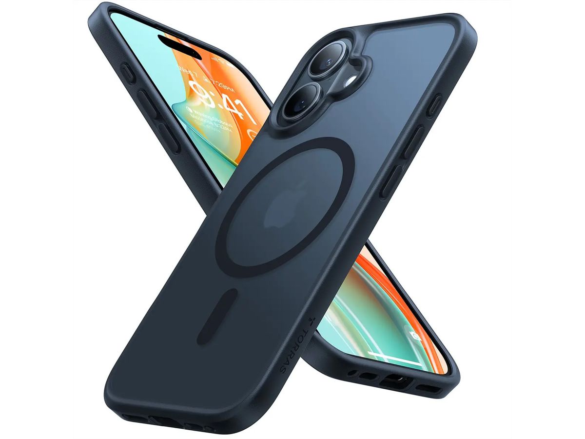 Torras Guardian Schutzhülle, iPhone 16, MagSafe, schwarz