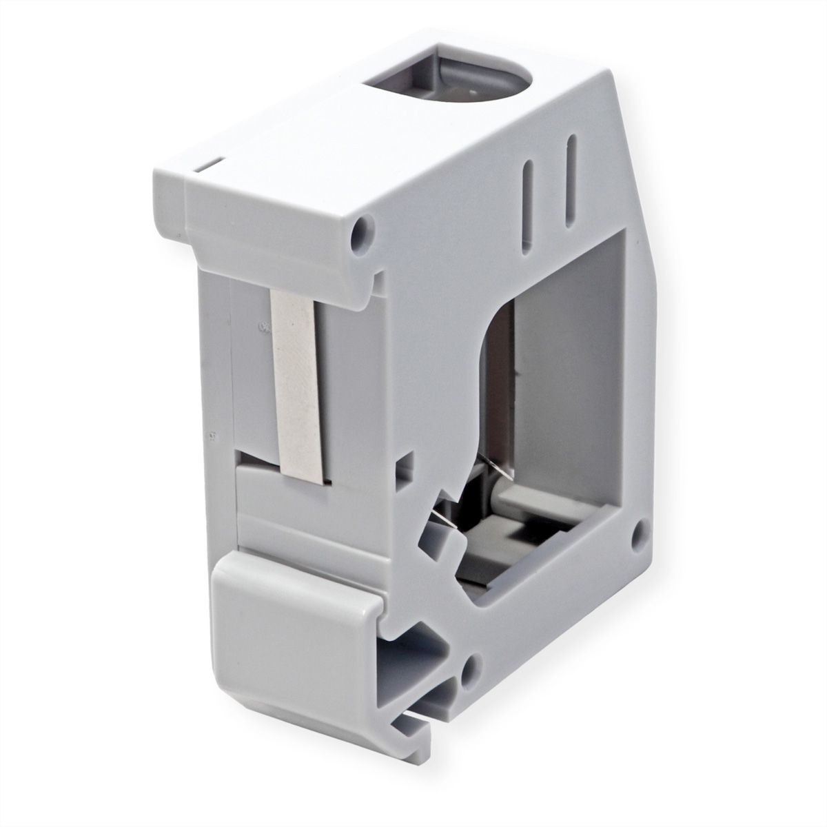 ROLINE Adaptateur de rail DIN pour module Keystone SLIM, non équipé, 180°