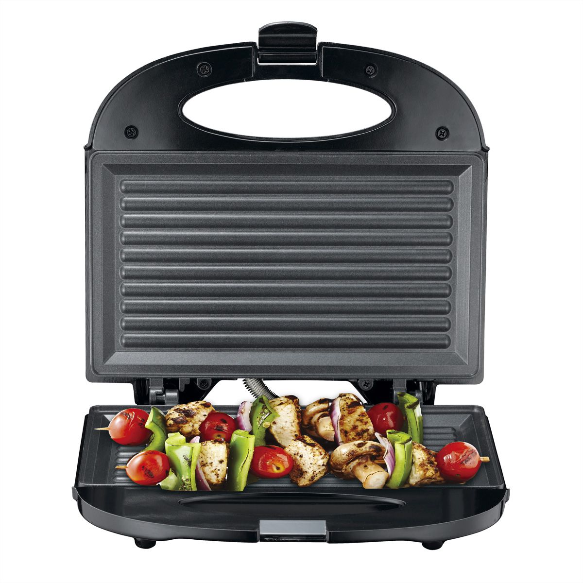 Melissa Sandwichmaker 16240109, Sandwichmaker/Grillplatte, schwarz, 750W