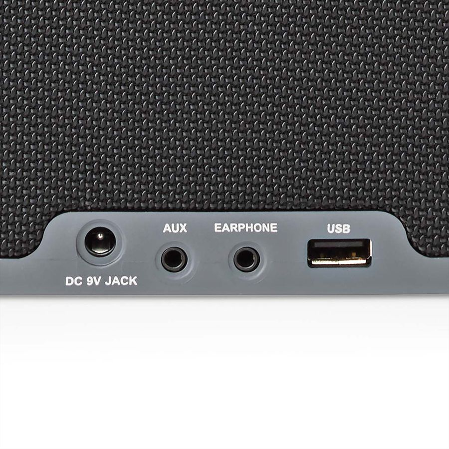 Nedis DAB+ Radio Tischradio, schwarz, Bluetooth, Akku