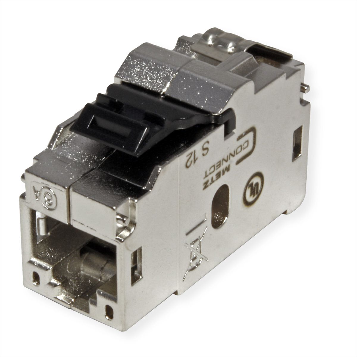 BACHMANN Keystone CAT6 STP Coupleur RJ45 blindé, argent
