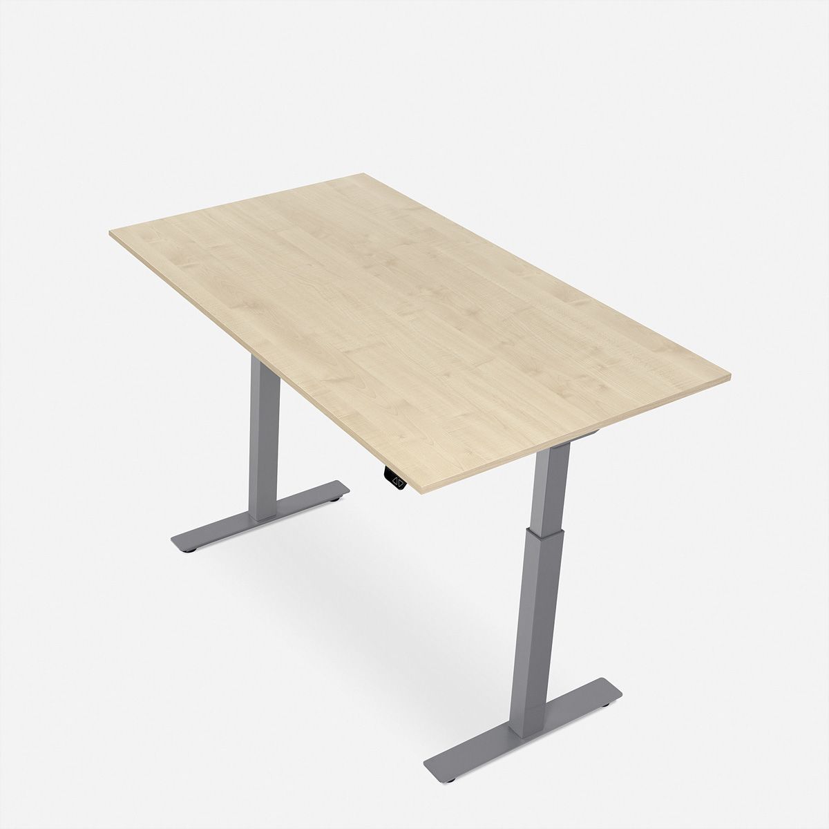 WRK21 Schreibtisch Smart 180 x 80 cm, Höhenverstellbar, Mandal Ahorn / Grau