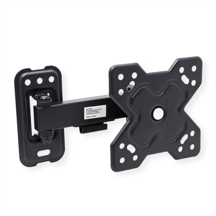 ROLINE Bras TV mural pivotant, 2 axes, 13-32 pouces, jusqu'à 20 kg