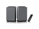 Lenco Haut-parleur actif, 2x40W, noir,, BT, opt.In, USB, AUX, SUB-Out, IR-FB.