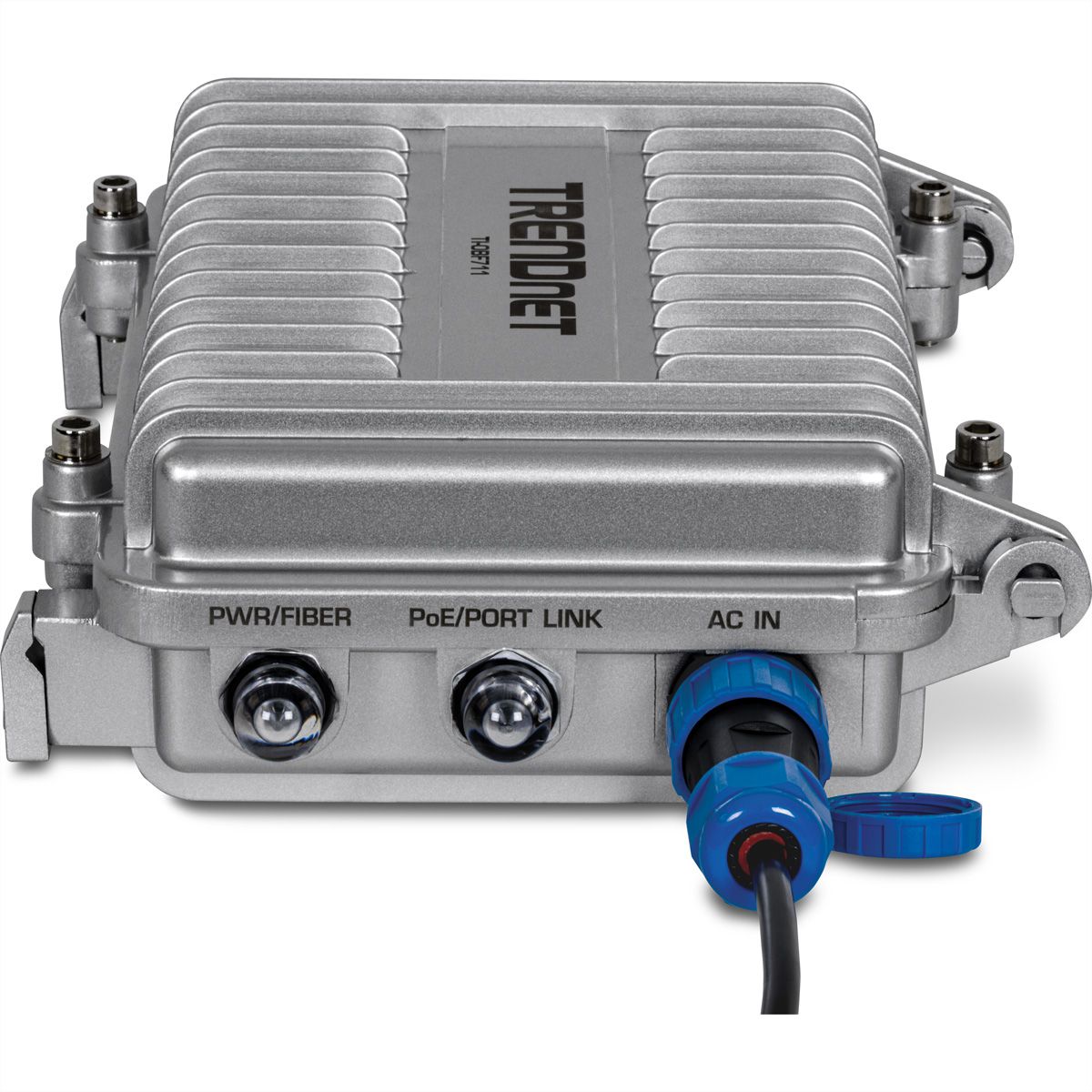 TRENDnet TI-OBF711 Convertisseur industriel de médias pour extérieur SFP+ 10G vers PoE++ 10G (95W)