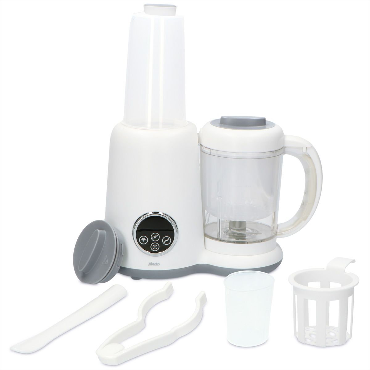 Alecto BFP-66 Appareil à purifier les aliments pour bébés 5 en 1, blance