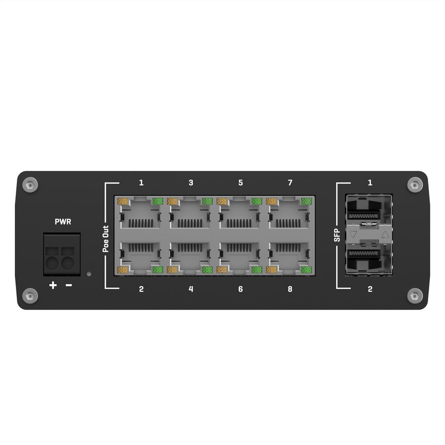 TELTONIKA TSW200 Unmanaged Switch PoE+ Gigabit SFP