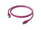 EasyLan FlexBoot Patchkabel Cat.6A, S/FTP, violett, 7,5 m
