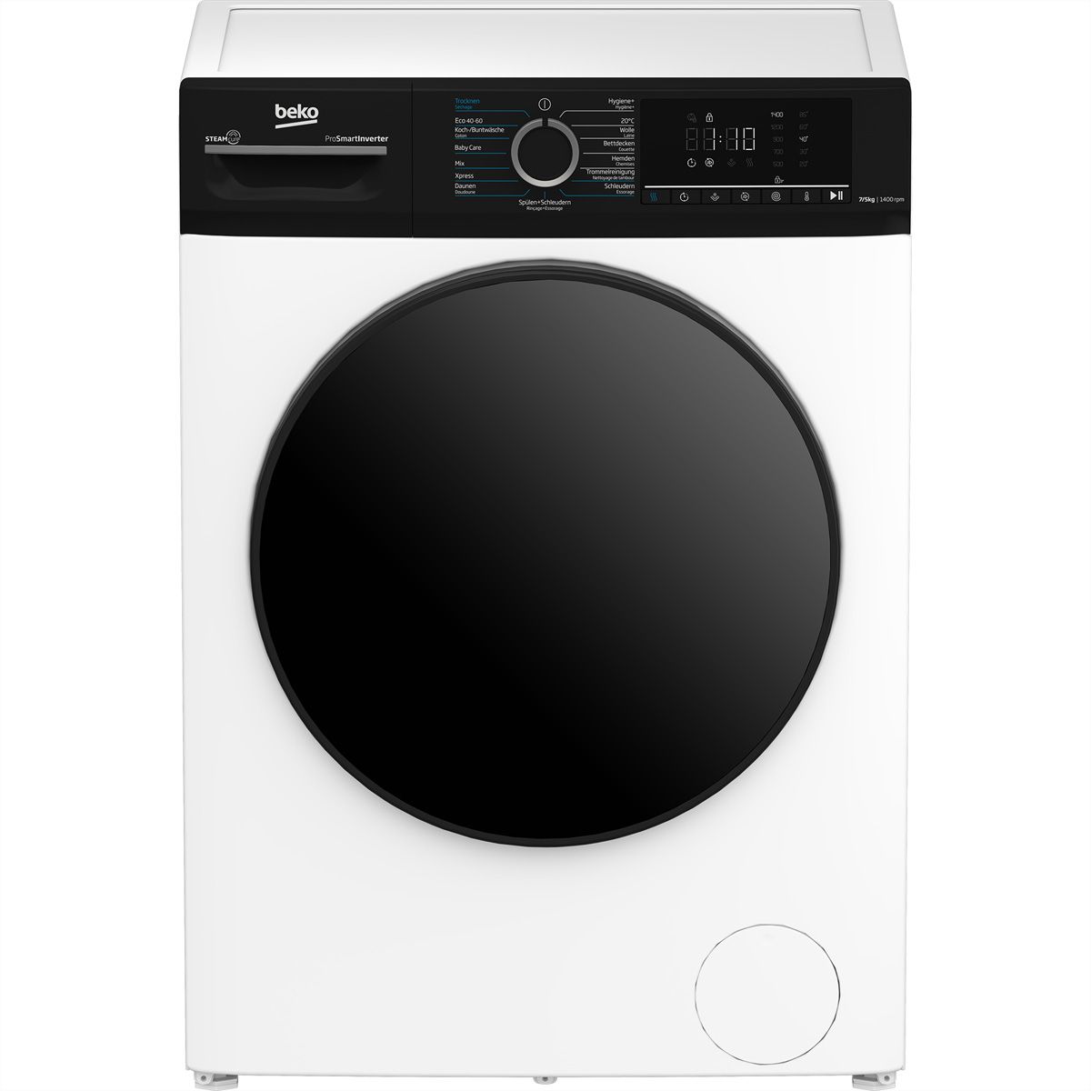 Beko Waschtrockner WTS210, W7kg/T5kg, SteamCure, 1'400U/min