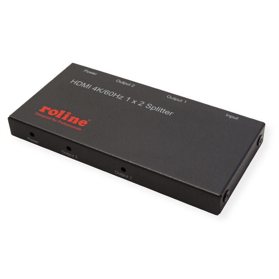 ROLINE HDMI Video-Splitter, Ultra Slim, 2fach