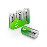 GP Batteries Super Alkaline C 4x