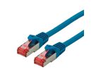Cordon ROLINE S/FTP(PiMF) Cat.6, LSOH, Component Level, bleu, 0,3 m