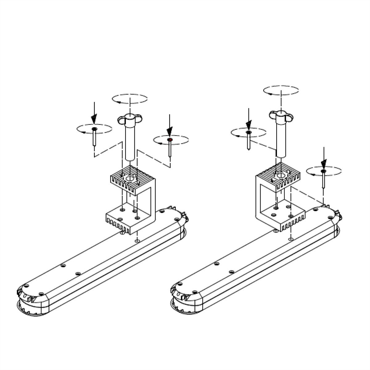 BACHMANN Fixation par vis